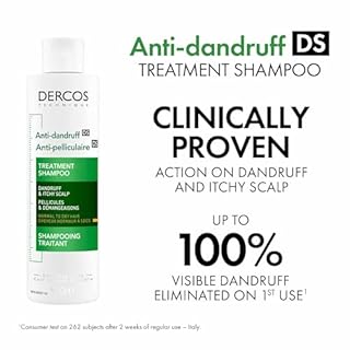 Vichy Dercos ANTI-DANDRUFF Itch Relief Shampoo, 200ML. For Oily, Greasy Or Dry Hair. Itchy Scalp Shampoo For Men & Women With Salicylic Acid. Helps treat Seborrheic Dermatitis & Atopic Dermatitis
