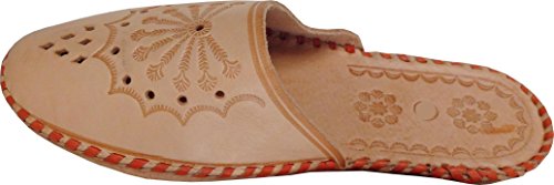 Hausschuhe - Latschen - Pantolette Echt Leder, Gr.35, 36, 37, 38, 39, 40, 41 (voll), sehr leicht+Handarbeit (Made in Poland 26-1-4-35) (37) Cover