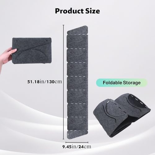 Lyivisk Cap Organizer Wandhalter – Kappenhalter für Baseballmützen und Hüte, Cap Halterung für Schlafzimmer, Garderobe und Tür (7-Raster, einreihig)