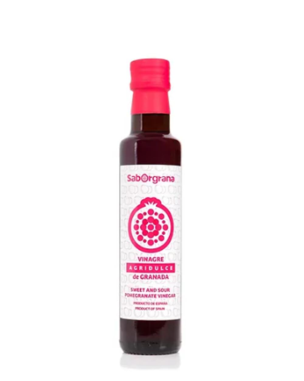 Sponsored Ad – Saborgrana Sweet & Sour Pomegranate Vinegar Pack of 2 X 250ml - Pomegranate Flavor - Versatile Culinary Ingredient - Premium Spanish Vinegar for Salads, Marinades & Dressings
