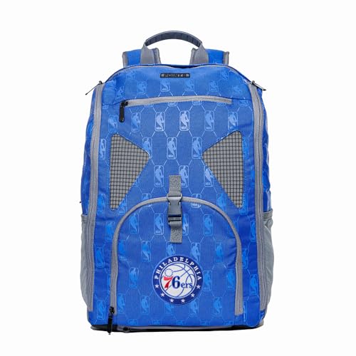 Point 3 Philadelphia 76ers Road Trip Tech Backpack Basketball Backpack with Waterproof Laptop Sleeve...