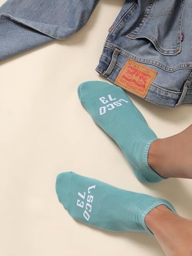 Image of Levi's LS304 Men's Compact Cotton Stretch Ankle Low Cut Socks (Pack of 3)