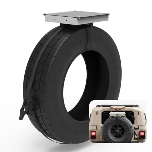 Starlink Mini Car Mount - For Wheel Mounting With Adjustable Straps, Portable Starlink Mini Roof Mount Protective Cover, Stuitable for Off-Road Vehicles, Camping, Emergency Rescue Operations