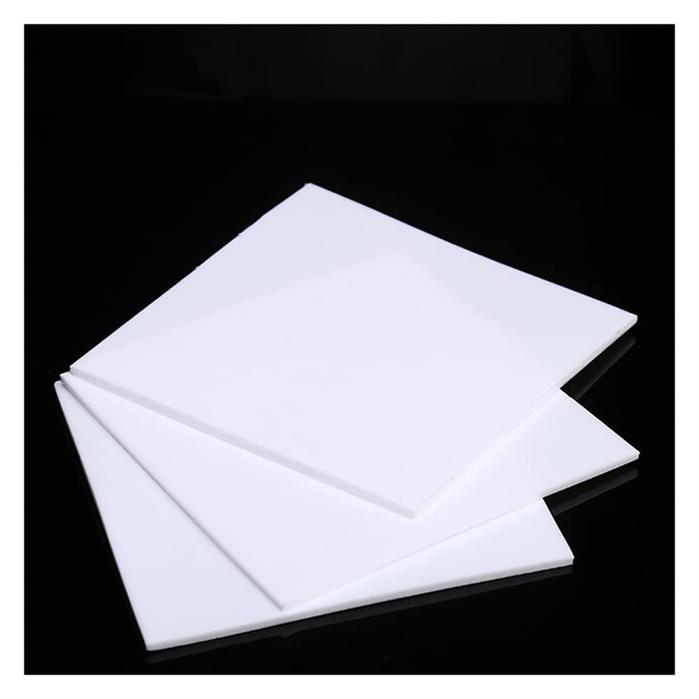 Lámina De PTFE, Lámina De PTFE Cuadrada De 200 Mm X 200 Mm, Espesor De Placa De PTFE De 2/3/5 Mm, Aislamiento De Piezas De Herramientas, Resistencia A La Corrosión A Alta Temperatura, 1 Pieza(3x200x20