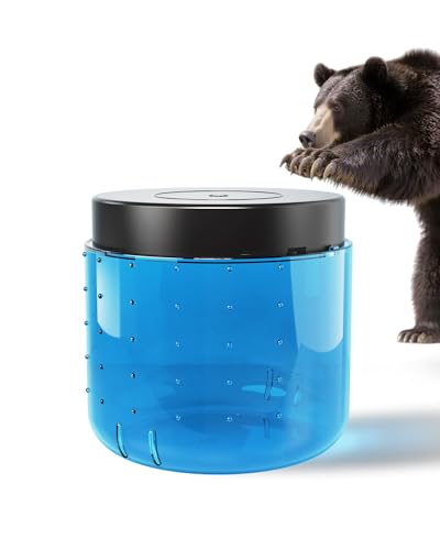 Bear Canister for Backpacking Ultralight Bear Canister for Backpacker-Friendly Bear Resistant Container for Food Storage with Anti-Opening Device Waterproof and Airtight 7.2L