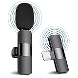 Professional Wireless Lavalier Microphone for Android Phones Tablets Laptops with USB C Port, Wireless Clip-on Mic, Plug-Play Wireless Microphone - Video Recording YouTube TikTok Live Streaming