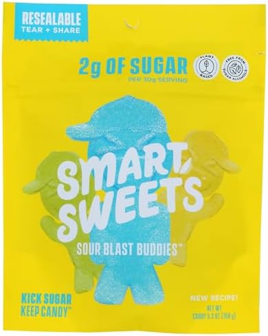 SMART SWEETS Sour Blast Buddies, 5.3 OZ