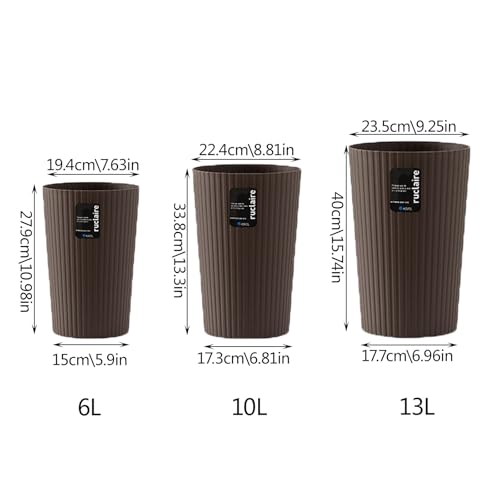 Support universel pour parapluies d'extérieur marron taille moyenne