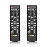 2 Pack Replacement for LG Smart TV Remote Control, Universal for All LG Smart TVs