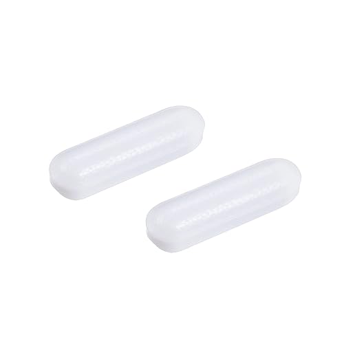 Miniatura 9 de MECCANIXITY Barra de agitación magnética mezcladora de barra de agitación de 50 mm (1.97 ") con forma de cilindro PTFE imán blanco para laboratorio