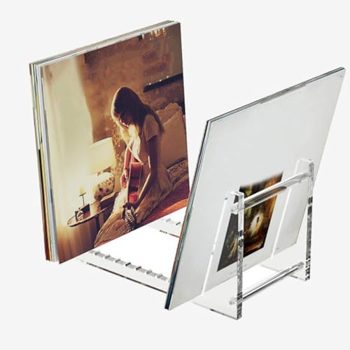Présentoir à magazines en acrylique Zerodeko à grande capacité - 7
