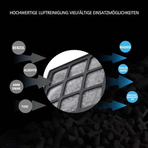 Aktivkohlefilter, Kompatibel mit Aktiv Kohle Filter für Geberit Balena 8000 und AquaClean 8000plus, Ideal Kompatibler Ersatz (1 Stück)