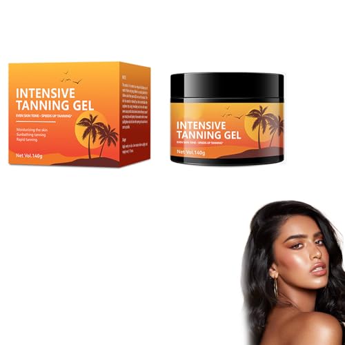 Autobronceadora Natural Bronzer 140g, Crema bronceadora, Autobronceador para el cuerpo con efecto inmediato y de larga duración, efecto natural y bronceado duradero, con guante aplicador, foundation