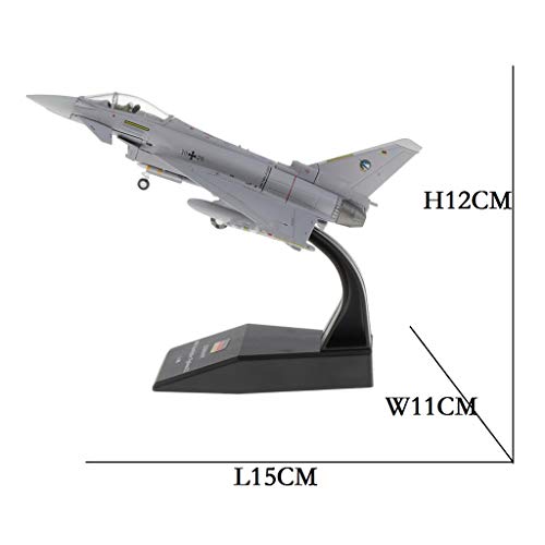 Avión de combate EF2000 militar 1/100 el regalo para coleccionistas 7