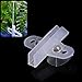 BaoFufc 5Pcs Aquarium Dividers Clips with 1.2 Inch Suction Cups Soft Sucker Holders for Fish Tanks Divider Support Clip Bracket Aquarium Heater Light Thermometers Gravel Sand Decorations