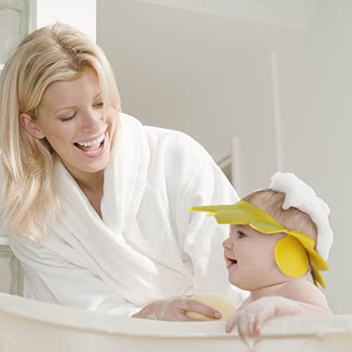 Tcotbe 2 Pcs Babys Shower Cap Maple Leaf Baby Bath Hat For Washing Hair Baby Waterproof Shower Bathing Protect Hat Visor Shield Babies Shampoo Cap Infant Shower Cap For Baby Kids Children #TOP4
