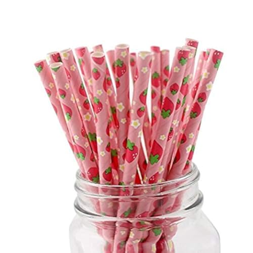 100 Pitillos Desechables De Papel Biodegradables miniatura 1