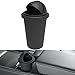 topfit Cubo de basura de silicona para coche con tapa, contenedor de basura portátil para puerta de coche, contenedor de basura para almacenamiento de residuos para consola de tazas, hogar, oficina