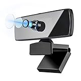 【Autofokus & Eingebautes Mikrofon】Die Webcam kann Weißabgleich und schwaches Licht automatisch korrigieren, sodass Sie auch bei Dunkelheit das beste Aussehen erhalten.Mit dem eingebauten Mikrofon kann die Webcam die Stimme innerhalb von 5m/16ft aufnehmen, indem die Hintergrundgeräusche automatisch reduziert werden, um ein klares und natürliches Gespräch zu führen.