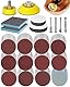 250 Stück 50mm Schleifscheiben Pads, Schleifpapier Klett Set für Bohrer Dremel Schleifaufsätze Akkuschrauber, Körnung 80 to 3000 für Polieren Metall Holz Auto Felgen Scheinwerfer