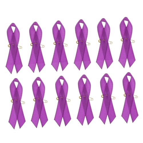 Broche ruban violet Love en lot de 100 pièces, cadeau idéal pour les invités