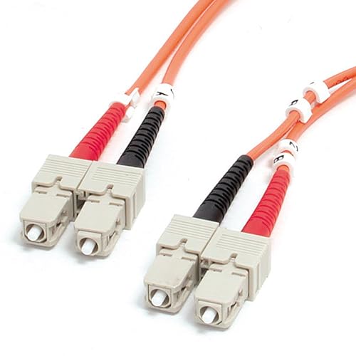 StarTech 62.5 / 125��d�̃}���`���[�h - - LSZH - SC/SC - OM1 - �P�[�u��1���[�g�����t�@�C�oSC�t�@�C�o�p�b�`�P�[�u���ifibscsc1�j��SC�A 1���[�g��/ 3�t�B�[�g �I�����W