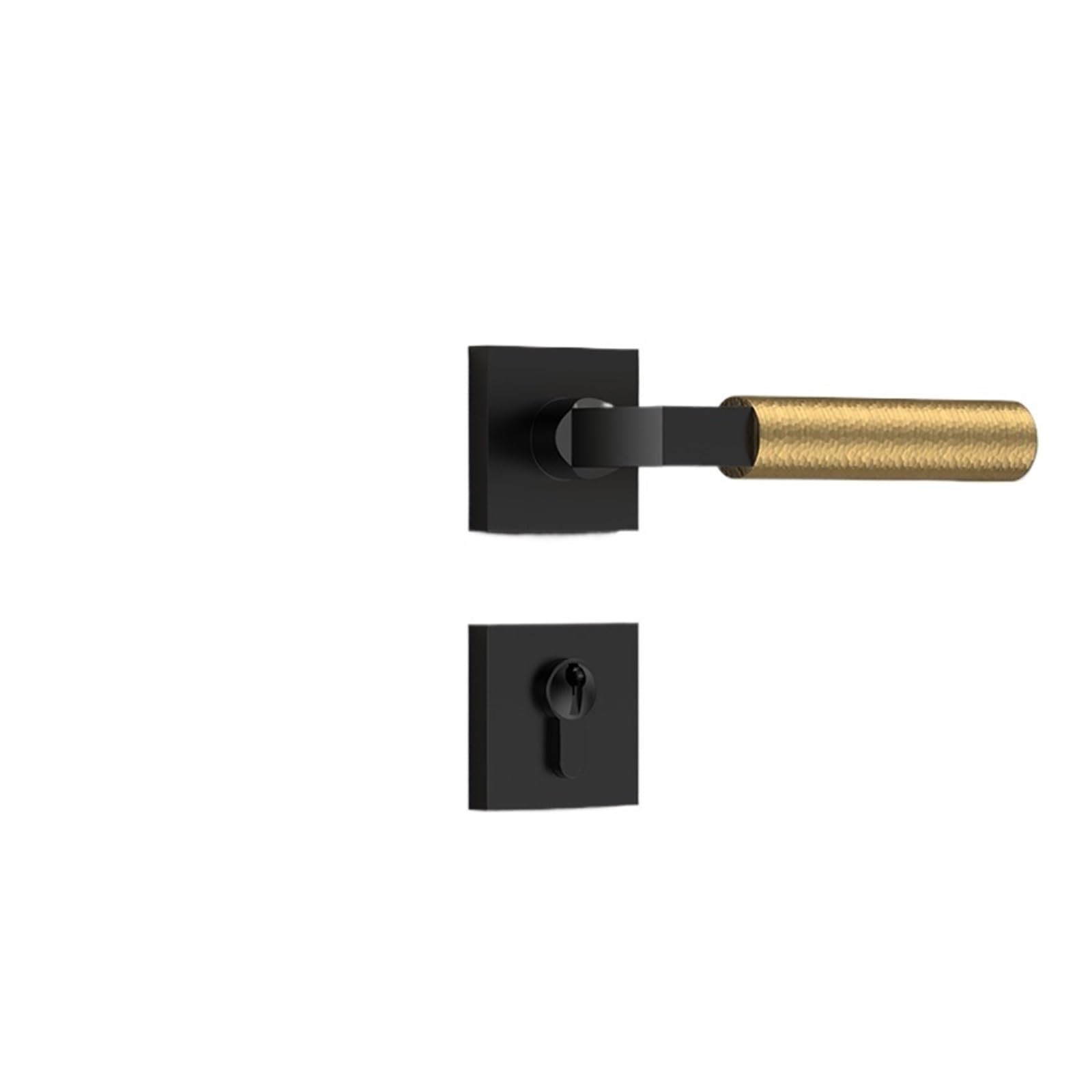 Aepqbgqj One Color Vintage Pure Copper Lever Door Lock For Bedroom Silent, Magnetic