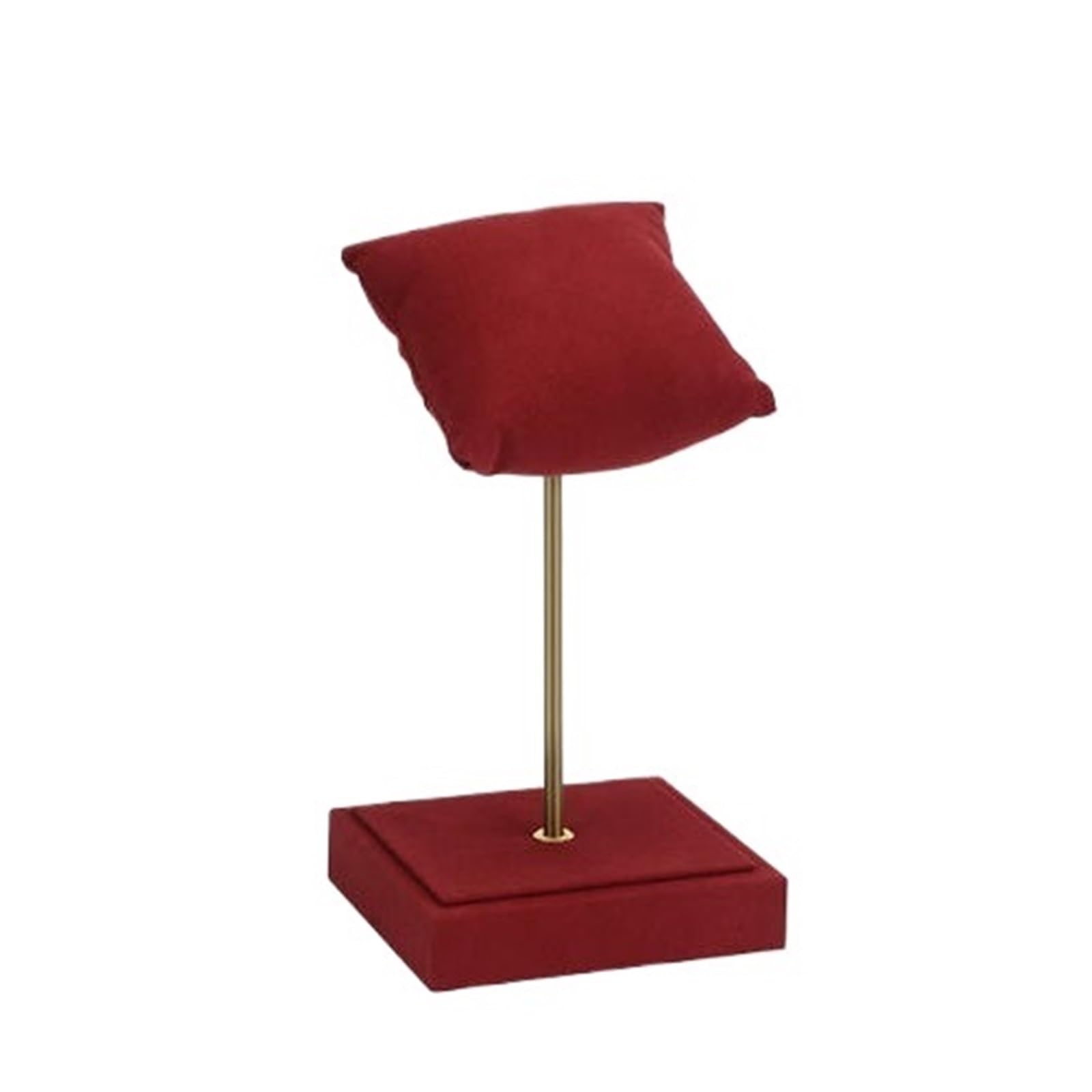 QINGGANG-0224 jewelry organizer Watch Rack Jewelry Display Props Watch Bracelet Rack Display Props Jewelry Display Decoration for dressing table(Red)