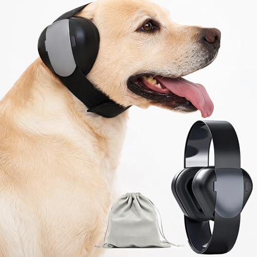 Image of Upgraded Dog Ear Muffs Noise Protection, 35dB NRR Dog Headphones with Adjustable Straps
