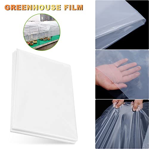 Ricofot Plastic Greenhouse 2 x 3 Metres Plastic Greenhouse Transparent Plastic Greenhouse Reusable Plastic Greenhouse Plastic Greenhouses Suitable for Covering Plants Greenhouses - Image 4