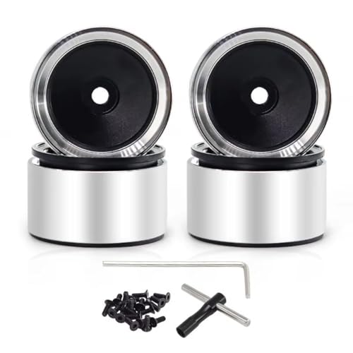 Jantes Beadlock CNC 1.0 en alliage d'aluminium premium pour crawler Axial SCX24