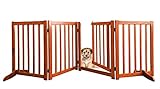 tor holz einfahrt NO INSTALLATION REQUIRED- Unlike traditional gates, this accordion-style gate does not require installation,Simply just unfold it and block off the area you need!Durch das schlichte und klassische Design sieht dieses freistehende Tiergatter sehr hübsch aus. Es bietet Tieren einen sicheren Bereich und ist eine tolle Ergänzung für Ihr Zuhause.