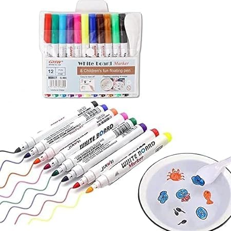 ZURU BUNCH® Magic Water Painting Pen Multicolour Floating Pen and Spoon Doodle Water Floating Pens with Spoon Multi Function Marker Drawing Pen For Children Kids Students Pack of 8 PC (MultiColour) (B0CL4K52N8) Amazon Price History, Amazon Price Tracker