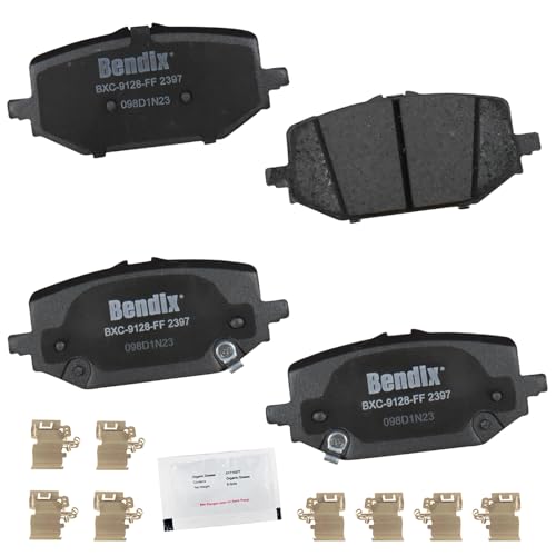 Image of Bendix Priority1 CFC2397 Ceramic Rear Brake Pads compatible with Acura MDX 2024-2022, Honda Pilot 2024-2023