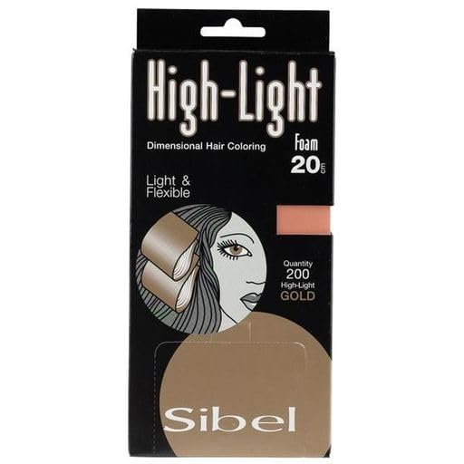 Sibel High-Light Foam – Gold, 20 x 9.5 cm
