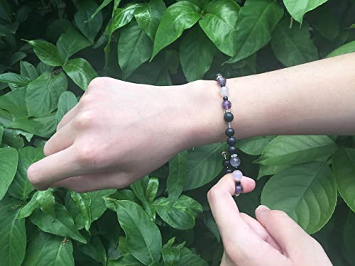 Karelia Creations Pulseira Shungite (adulto) – para bloqueador de proteção contra radiação EMF 5G, s