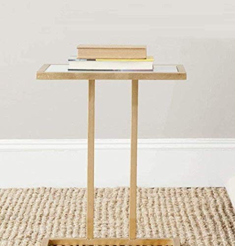 Table basse d'angle compacte en bois table d'appoint moderne de salon - 6