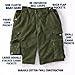 Boulder Creek by Kingsize Men's Big & Tall Ranger Stacked Cargo 12 Pocket Short - 46, Navy