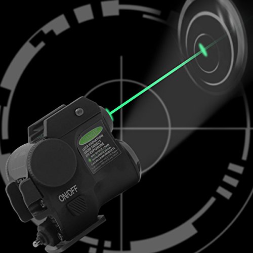 Lasercross Ld02 Tactical Compact Green Laser Sight For Pistol,Led Flashlight Laser Combo With 20Mm Picatinny Rail Used For Modem Semi-Automatic Pistols,Handgun,Shotguns,Rifle Etc (Ld02G) #TOP3