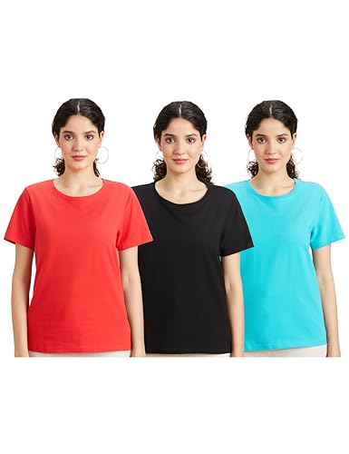 Image of Amazon Brand - Symbol Women's Cotton Stretch Regular Fit Round Neck Sleeveless T-Shirt (Available in Plus Sizes)