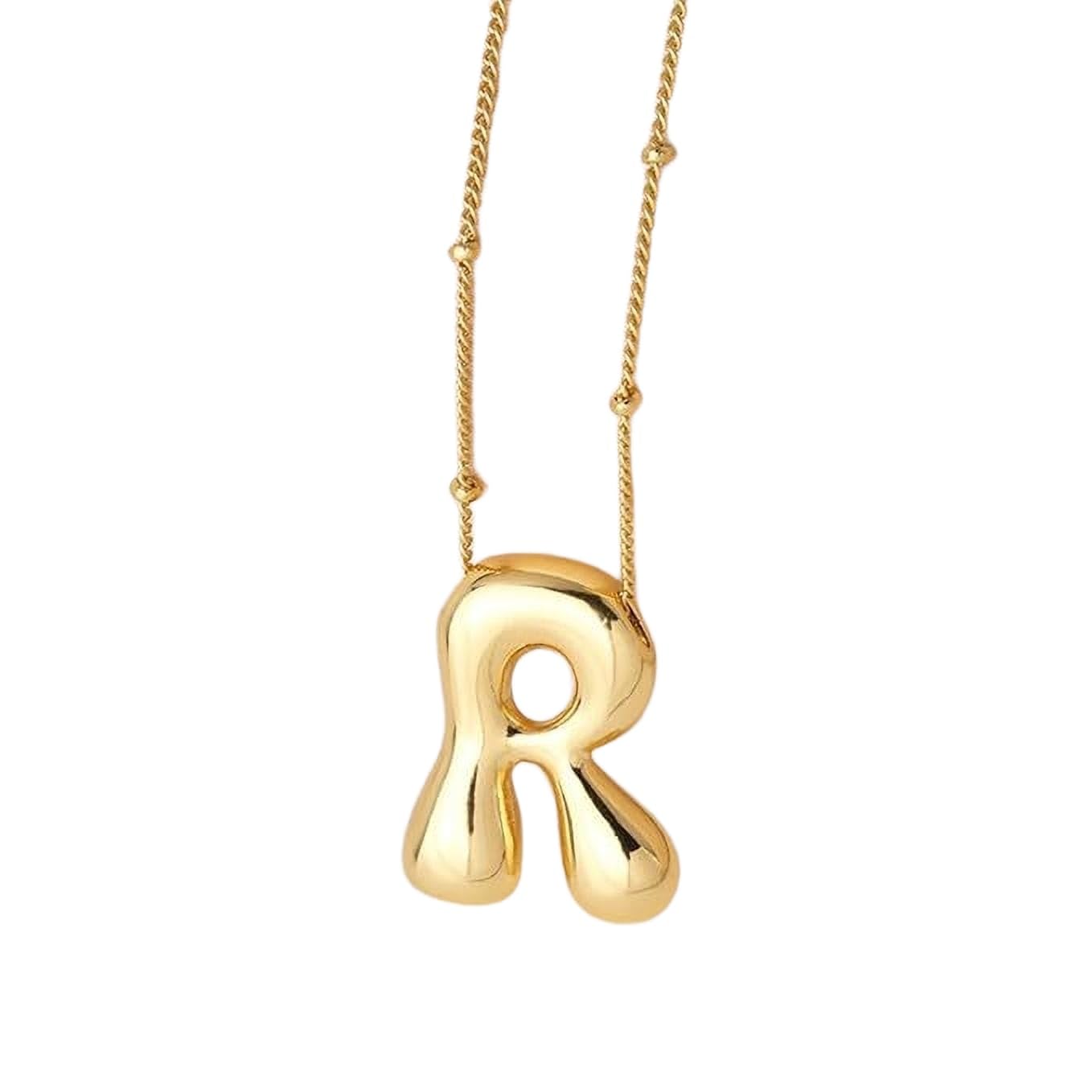 Chain Necklaces Diamond Gold-plated Plated Stainless Steel Necklace-Gold Moon Pendant-6-image-26