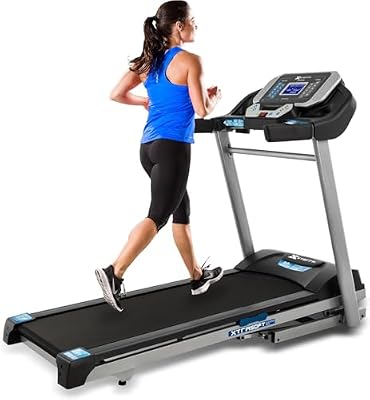 XTERRA Fitness TRX3500 Premium Performance Series Folding Treadmill, Large XTRASoft Cushioned Running Deck, LCD Display, Handlebar Speed and Incline Controls, Variety of Programs, FTMS Bluetooth