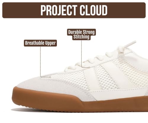 Image of Genuine Leather Slip On Sneakers for Women with Leather Memory Foam Insole | Memory Foam Insole Lightweight Shoes for Women - Womens Fashion Sneakers - Comfortable Women Footwear Everyday Essentials