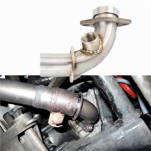 Tuyau intermédiaire inox pour pot d'échappement Vespa GTS anti-corrosion