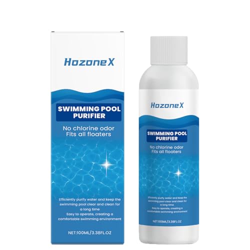 Hozonex Swimming Pool Purifier Hozone X Pool Purifier Pro Pool Water Purifier Liquid Keeps Water Crystal Clear & Removes Cloudiness for Inground Pools & Above Ground Pools (1Pcs)