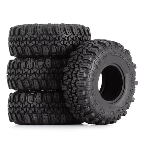 RC�r�[�h���b�N�^�C���p�[�c For Axial For SCX24 For TRX4M For AX24 �X�[�p�[�\�t�g�S�� 1.0 �C���`�z�C�[���^�C�� 56*22 �~�����[�g�� 1/24 RC �N���[���[��