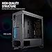 immagine 6GOLDEN FIELD - Case per PC da Gaming Computer Mid-Tower ATX/M-ATX/ITX con Finestra Laterale per PC Desktop (Mittlerer Turm, Z7)