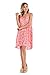 Mud Pie Women's Esley Flounce Dress Pink -L