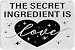 BLUYIG Low-Pile Floor Mat, Low-Profile Design Soft Imitation Cashmere 17x30 Inch The Secret Ingredient is Love Welcome for Home Bathroom Bedroom Living Room Indoor Entrance Doormats Rug.