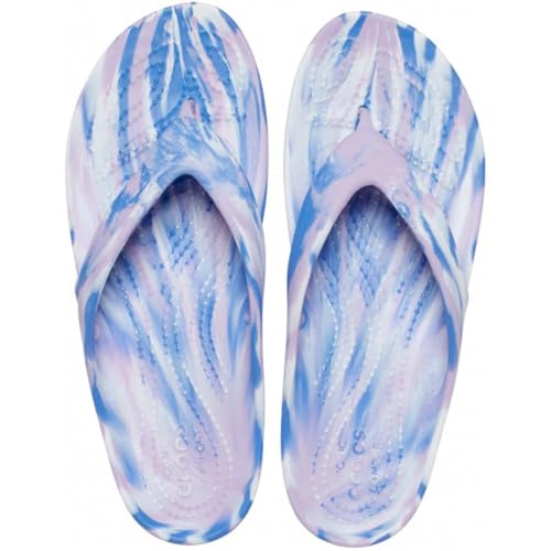 Image of Crocs Kadeeiimarbledflip Lav /MltFlip Flop (5 UK Women (W7), Lavender